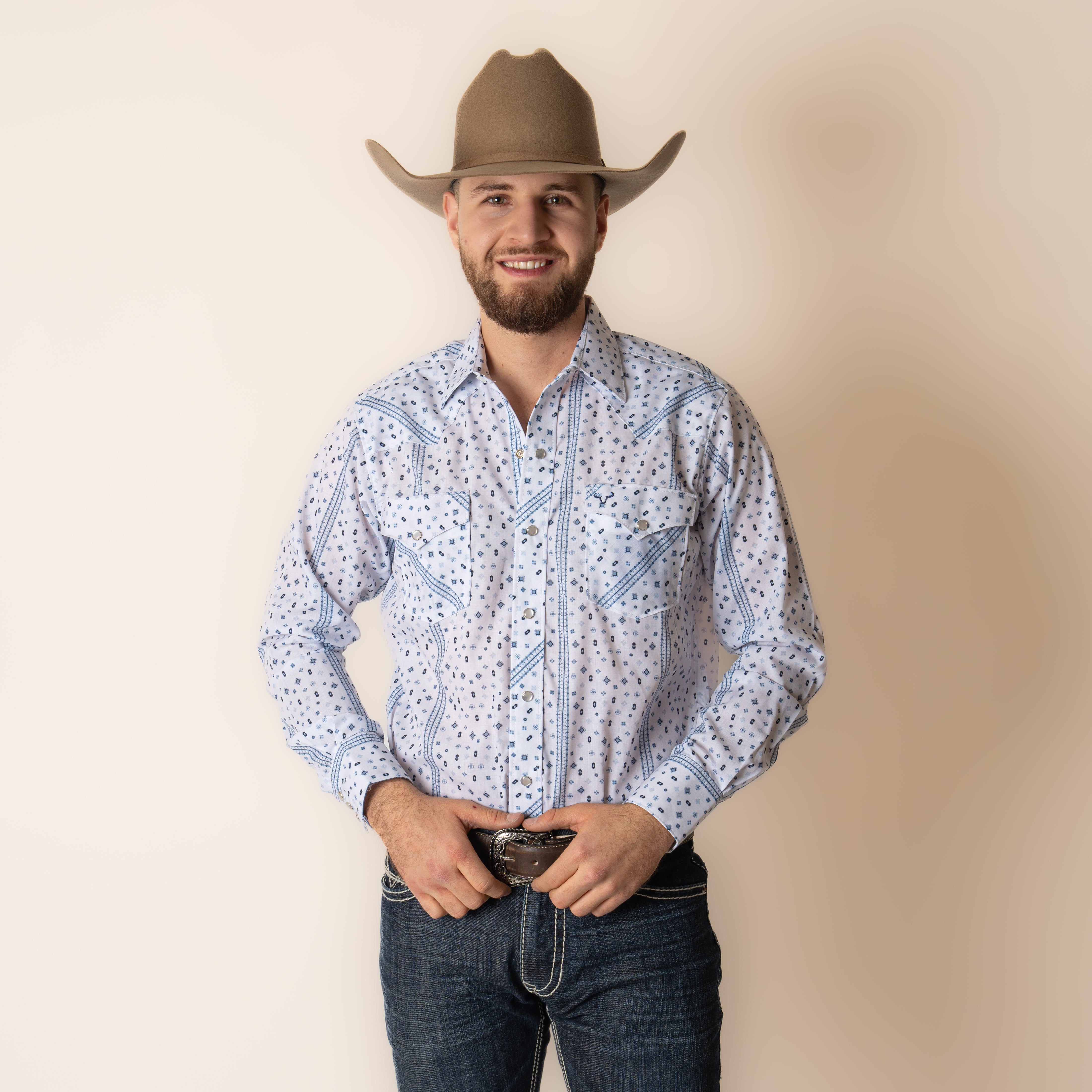 Camisas de discount rodeo para hombre