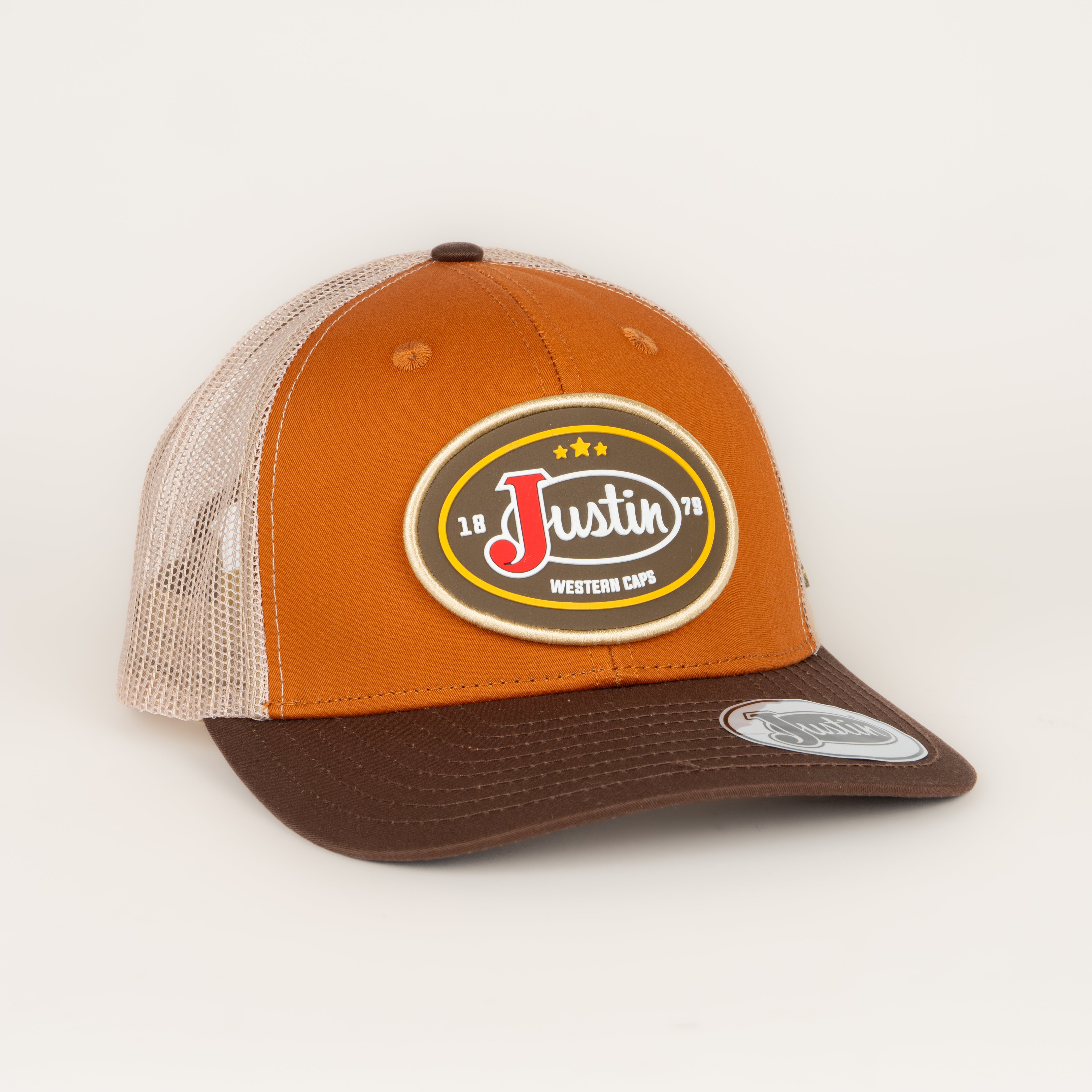 Gorra Justin Naranja Café