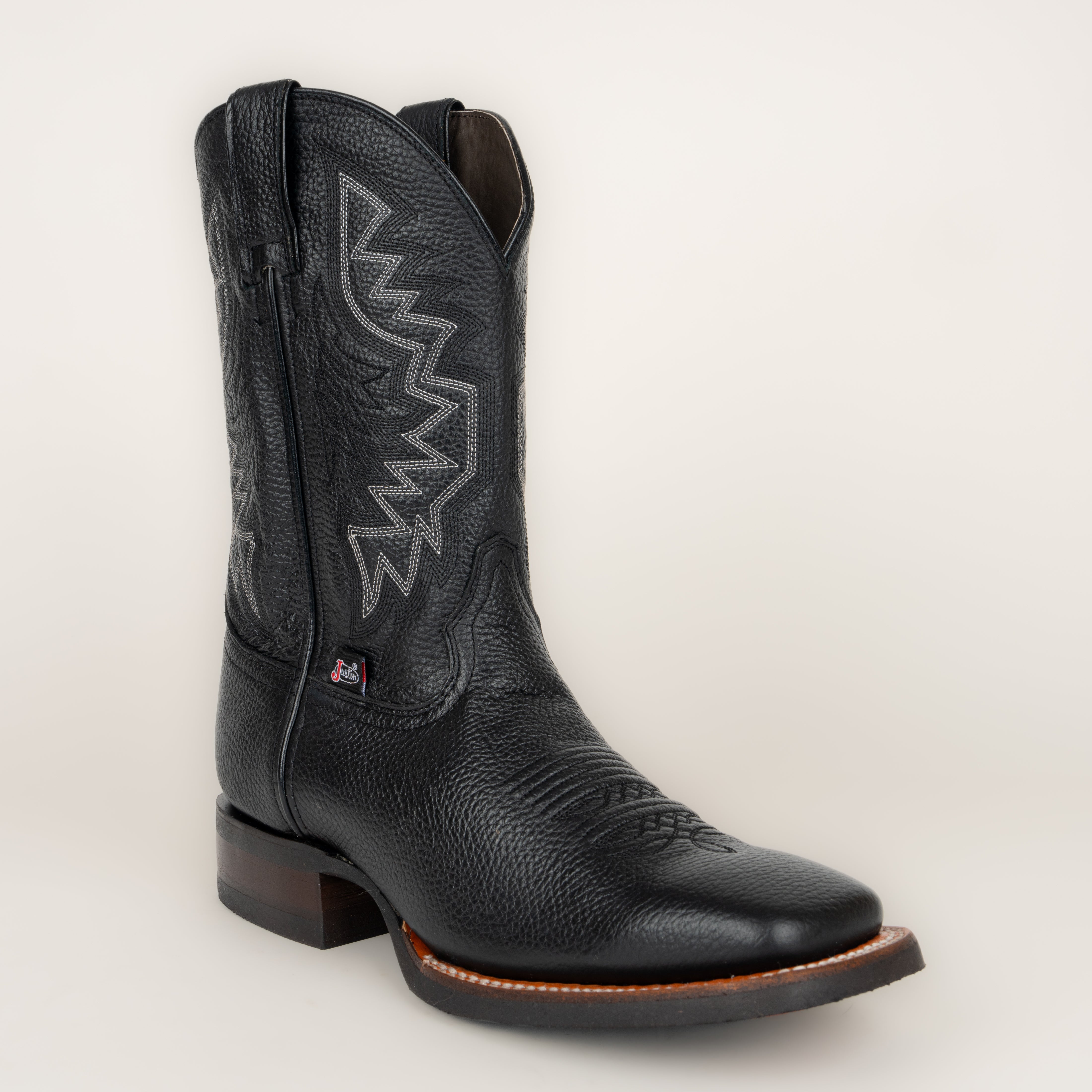 Bota Justin Texas Negro Caballero