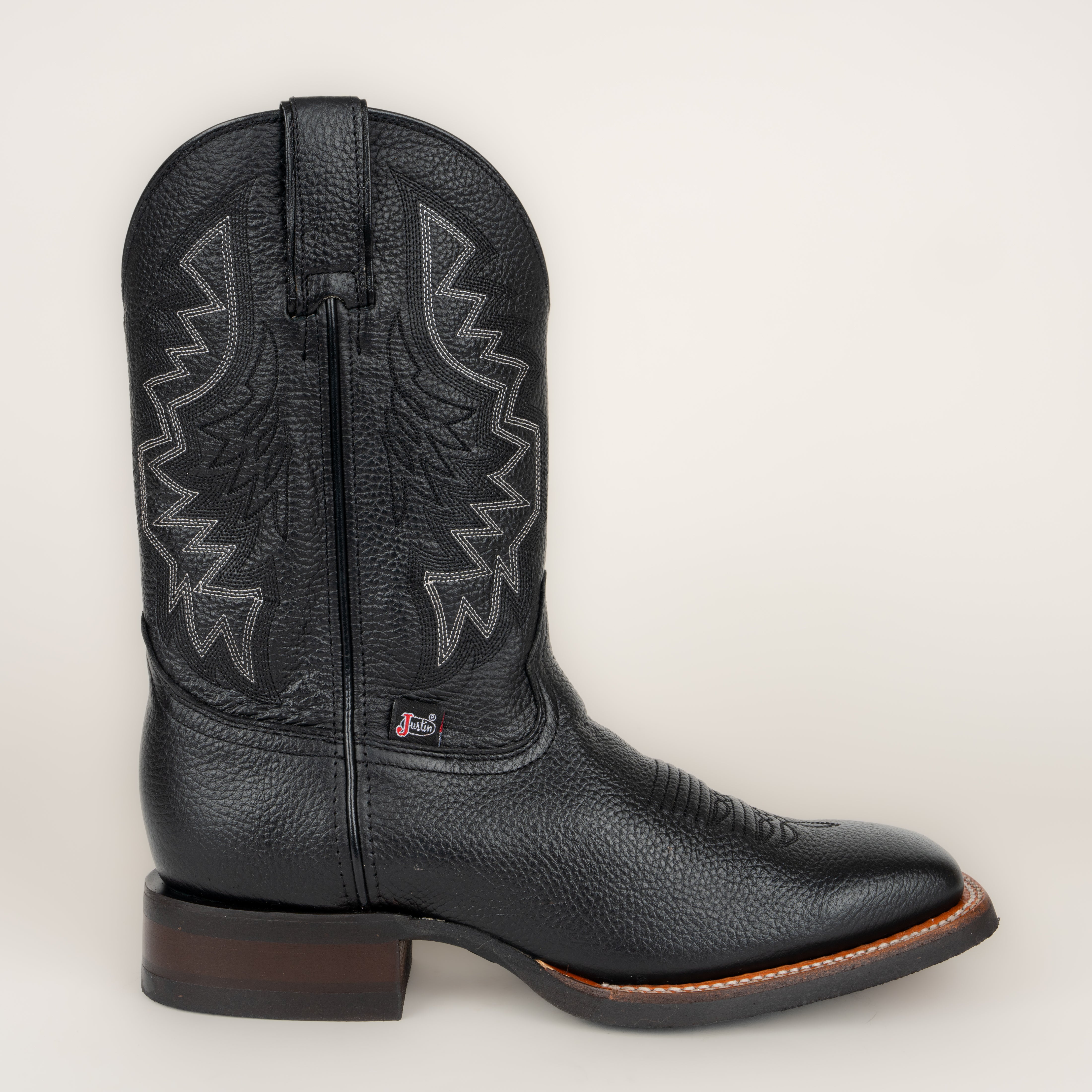 Bota Justin Texas Negro Caballero