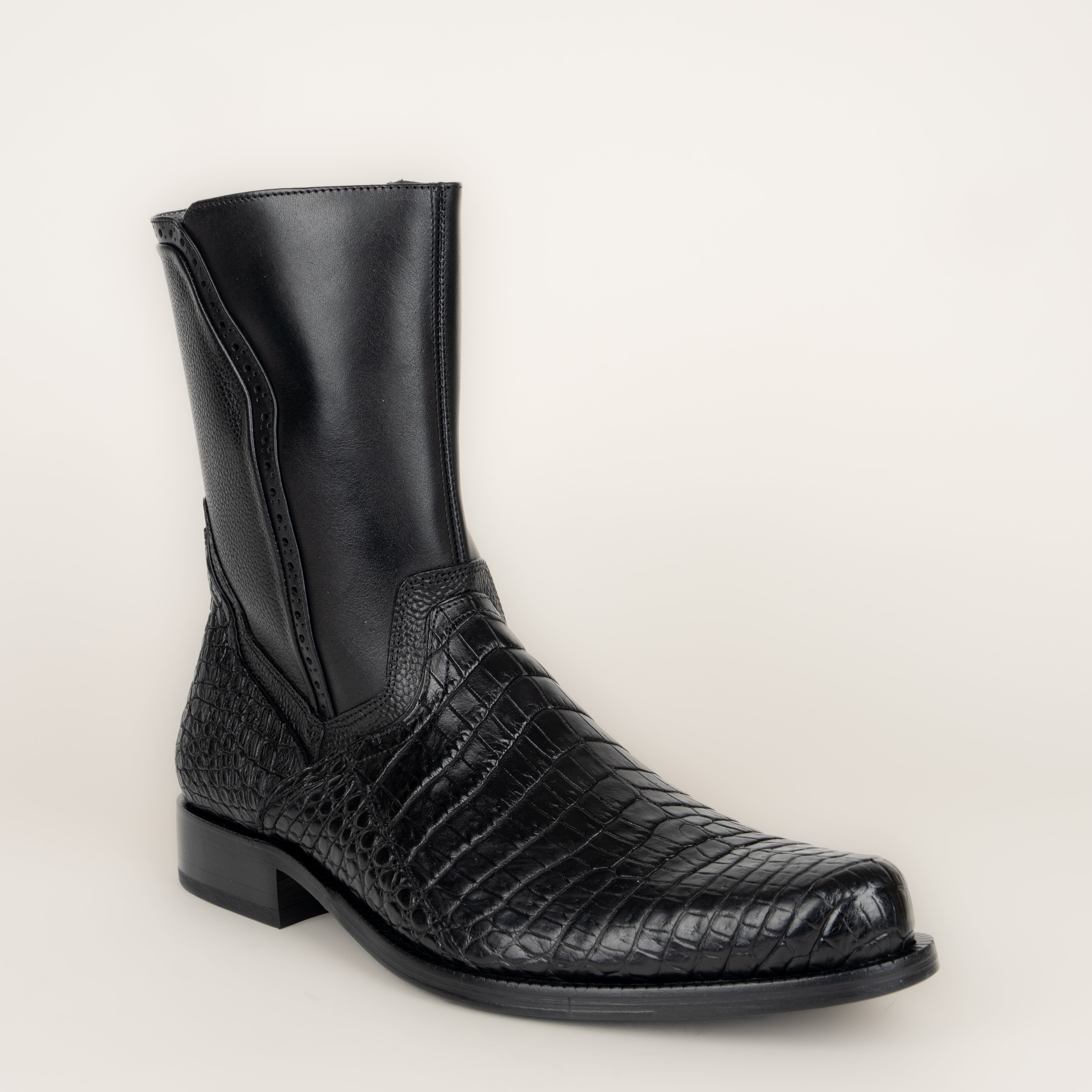 Bota Franco Cuadra Moreletti Ternera Inca Negro Caballero