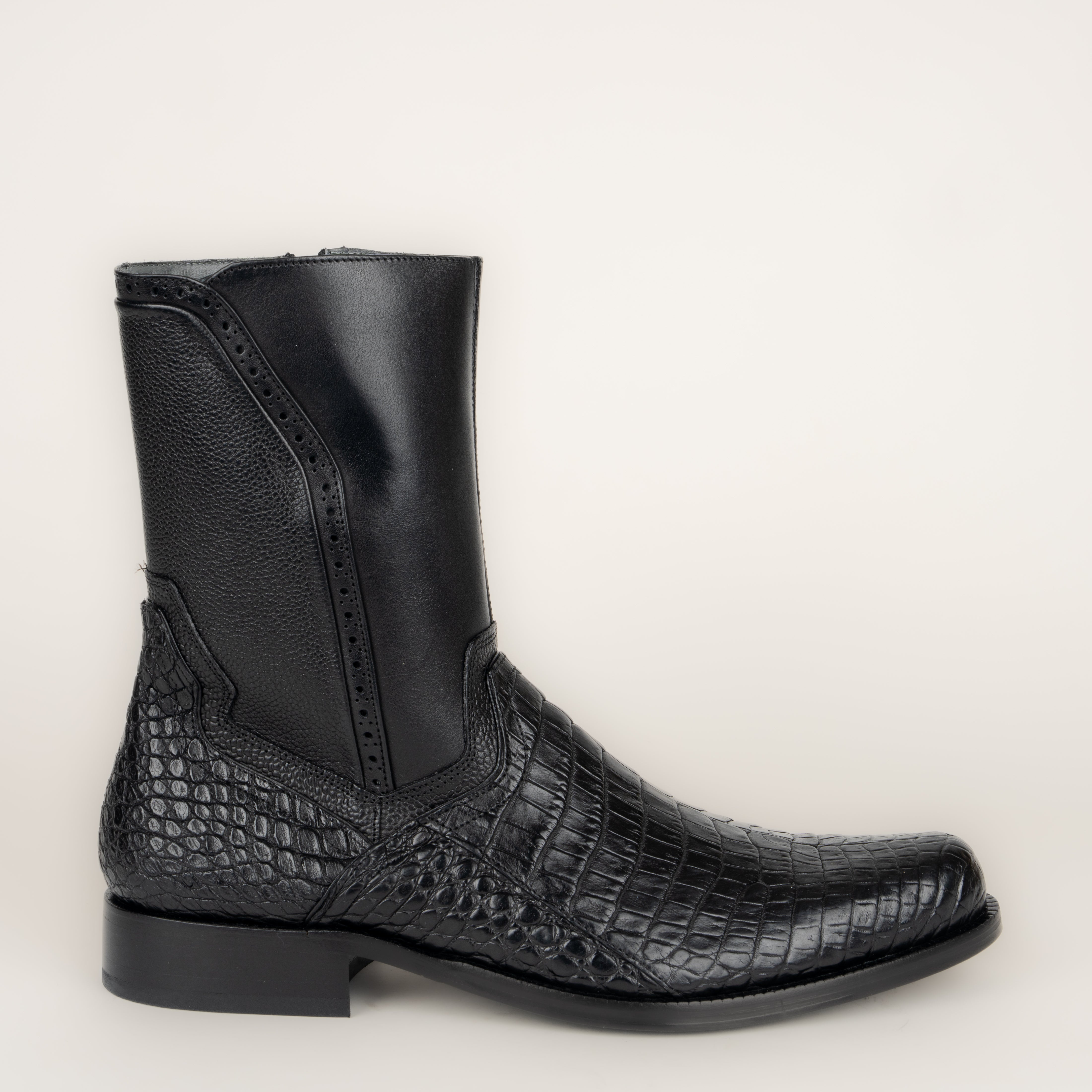 Bota Franco Cuadra Moreletti Ternera Inca Negro Caballero