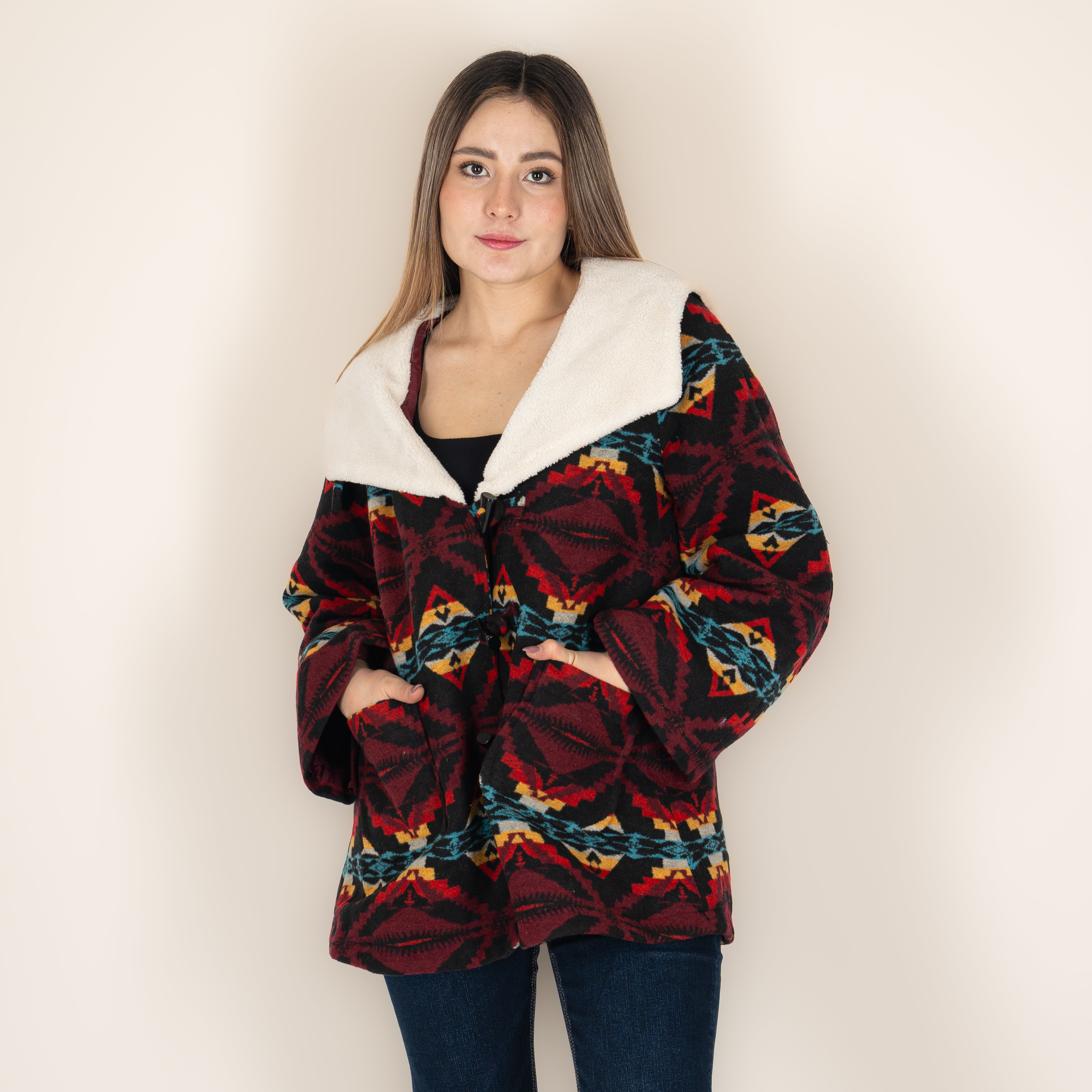 Panhandle aztec wool on sale jacket