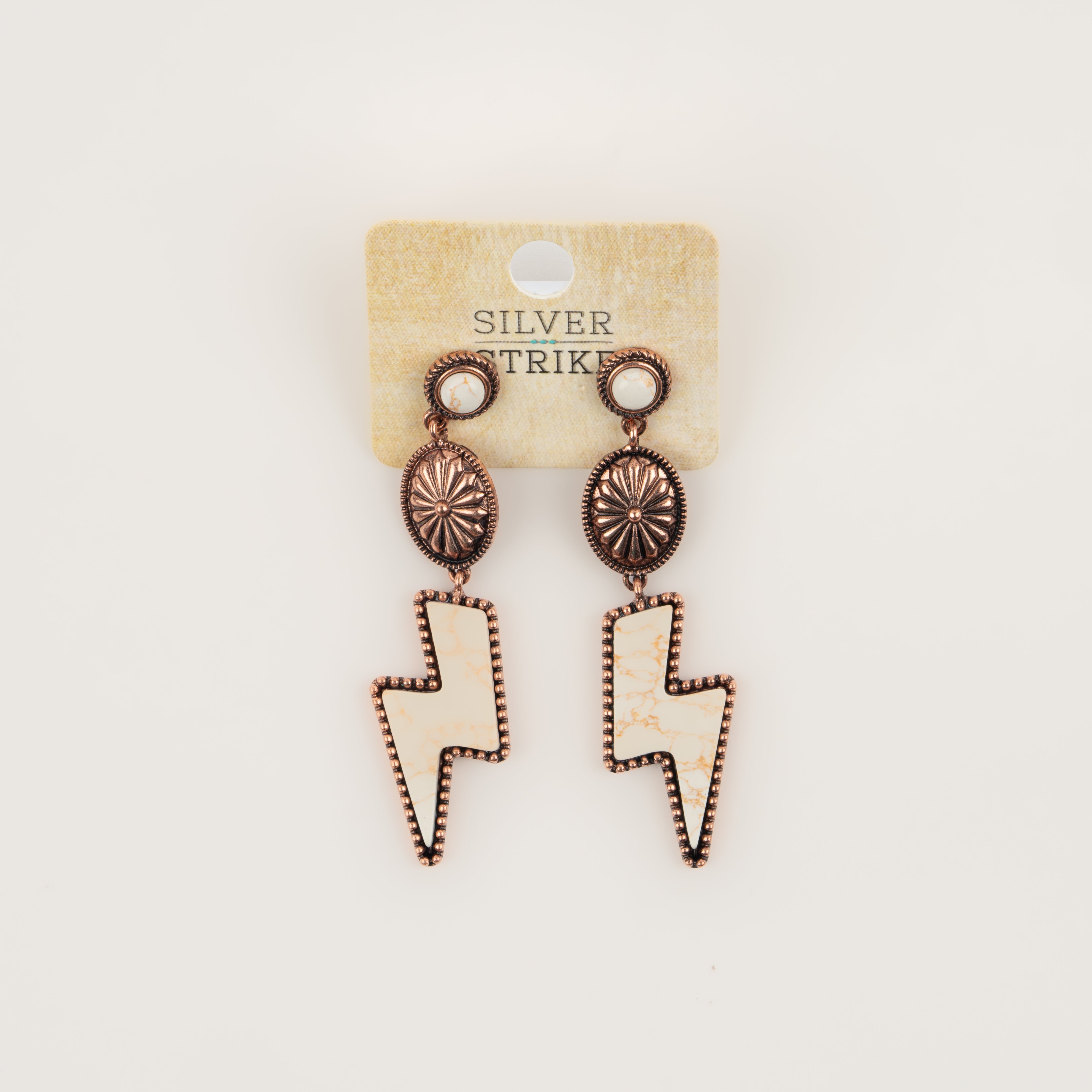 Aretes Silver Strike Rayo