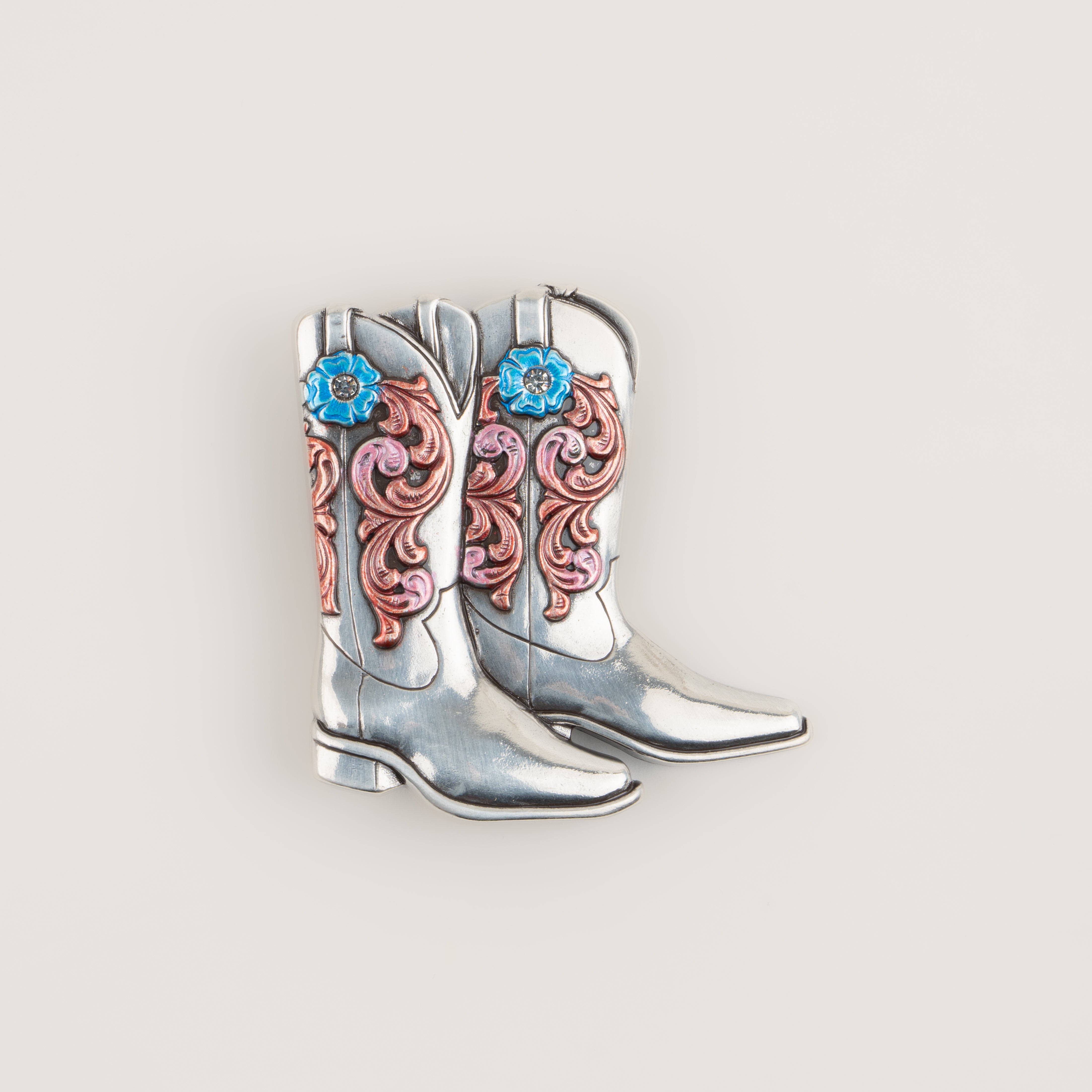 Hebilla Blazin Boxx Boot Rosa