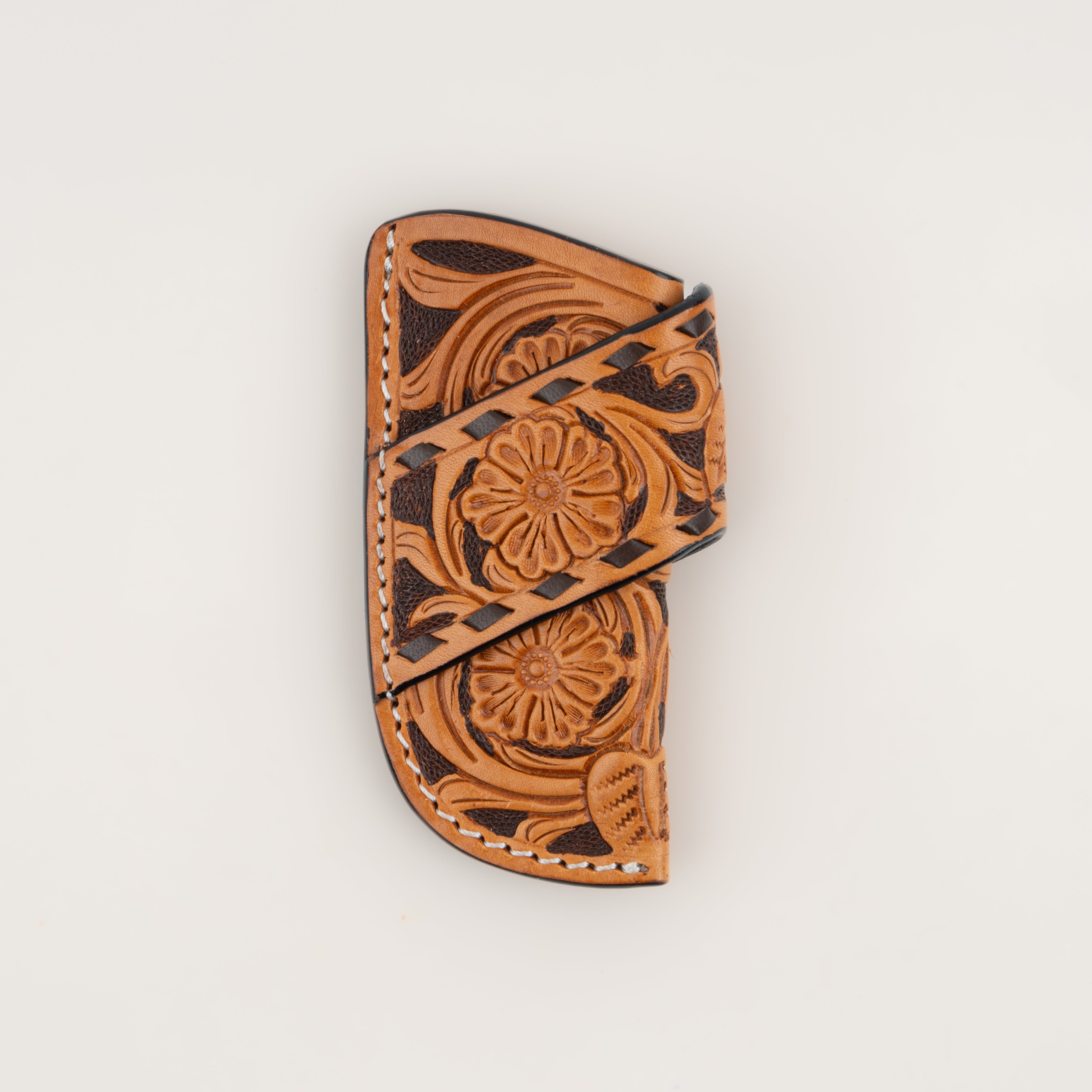 Funda Para Cuchillo 3D Cincelado Flores