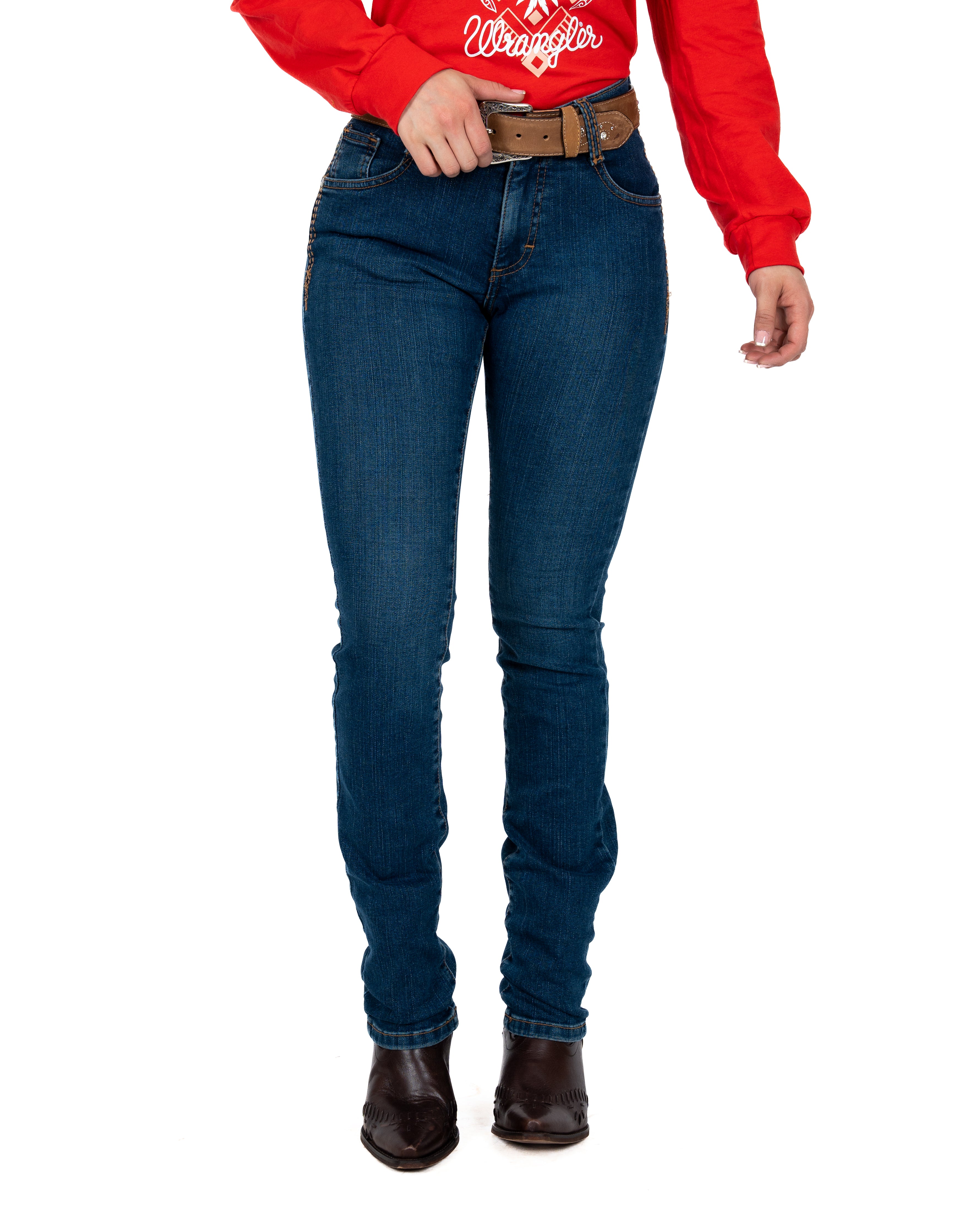 Jeans feminino sale cintura alta