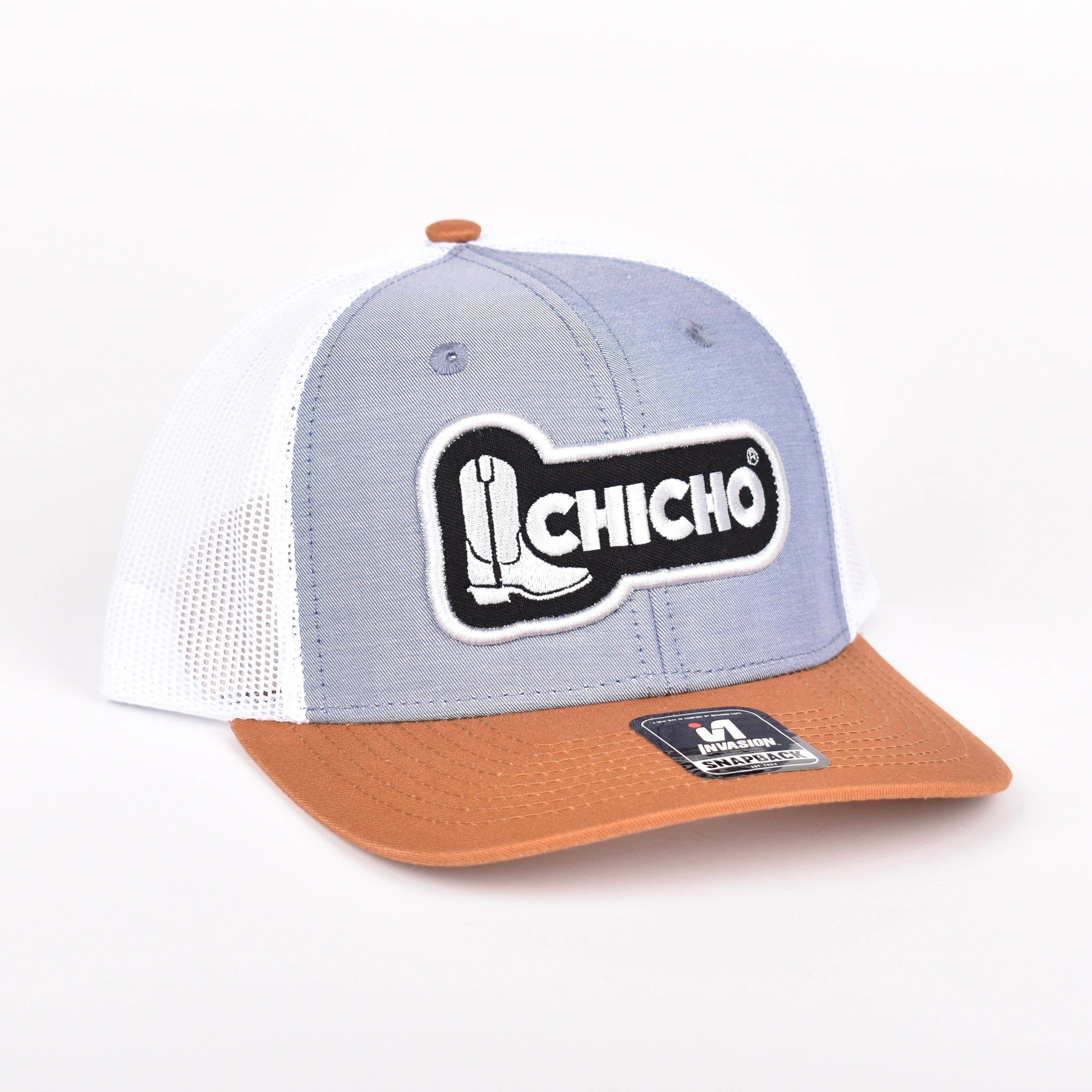 GORRA CHICHO AZUL/MIEL